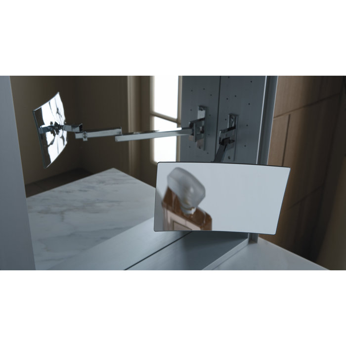 Robern Uplift Series W 27'' H Recessed Frameless Medicine with